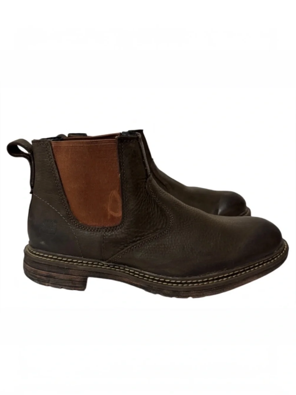 Timberland Earthkeepers Men’s Work Boots Brown Leather Size 9.5 Style 5859R